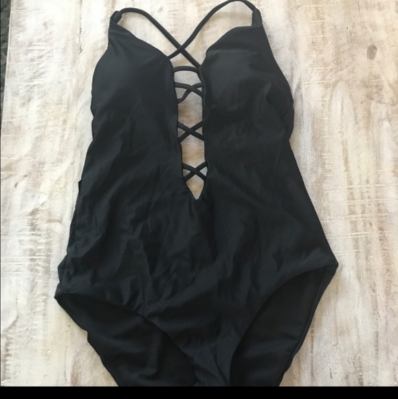 Becca Move Along One Piece Swimsuit NWOT Sz M - Picture 3 of 5